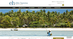 Desktop Screenshot of elitehavens.com