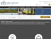 Tablet Screenshot of elitehavens.com